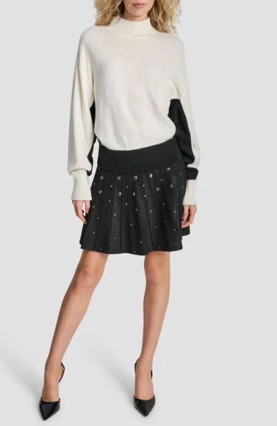 Dkny Women's Colorblock Turtleneck Sweater In Neutral