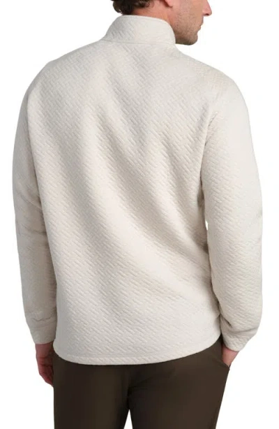 Rhone Weekend Quilted Pullover In Gray