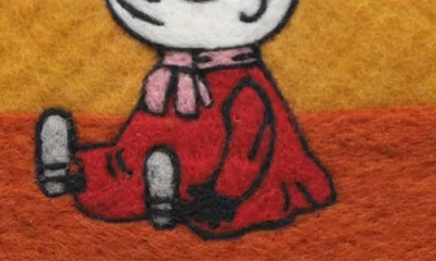 Klippan Little My Handmade Wool Felted Pot Mat In Multi