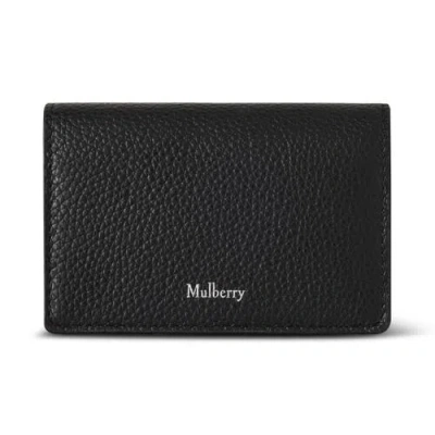 Mulberry Continental Card Case In Black