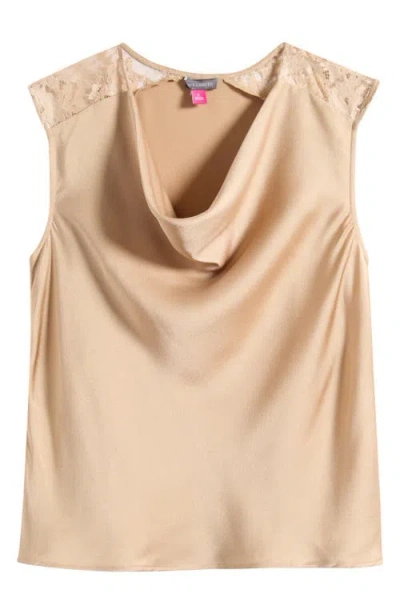 Vince Camuto Women's Cowl Neck Drape Top In Neutral