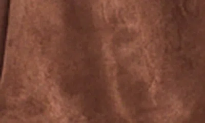 Jacquie The Label Cordelia Suede Shorts In Mocha In Brown