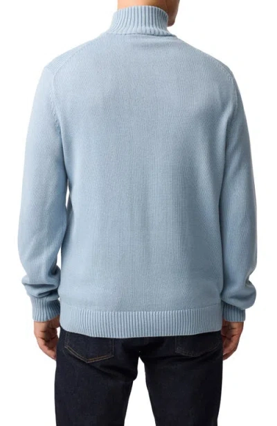 Rodd & Gunn Merrick Bay Quarter Zip Sweater In Blue