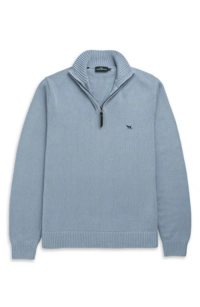 Rodd & Gunn Merrick Bay Quarter Zip Sweater In Blue