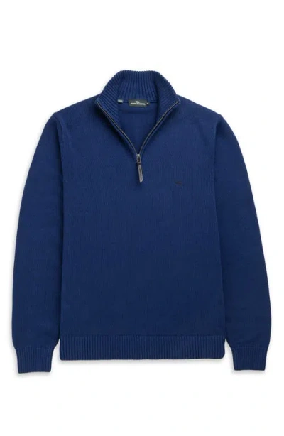 Rodd & Gunn Rodd And Gunn Merrick Bay Quarter-zip Sweater In Blue