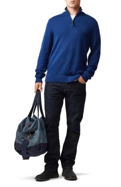Rodd & Gunn Rodd And Gunn Merrick Bay Quarter-zip Sweater In Blue