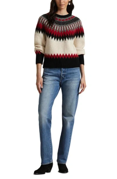 Polo Ralph Lauren Wool-cashmere Fair Isle Sweater In Multi