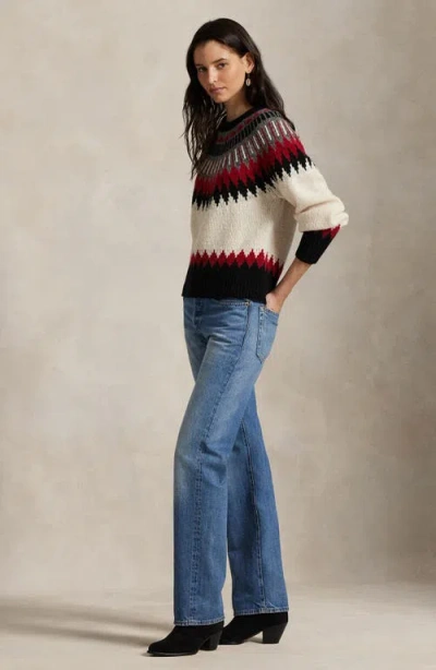 Polo Ralph Lauren Wool-cashmere Fair Isle Sweater In Multi