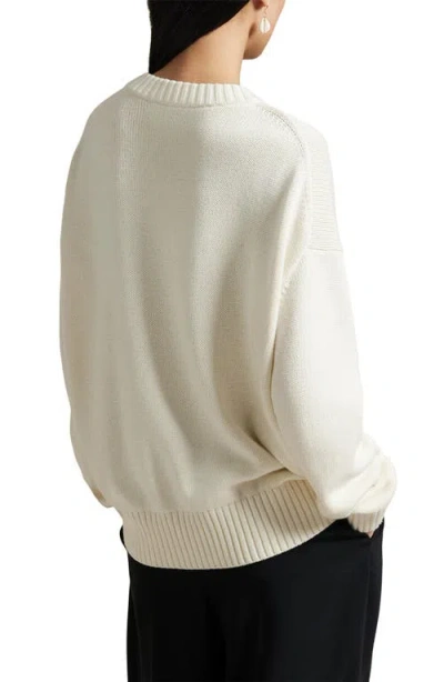 Polo Ralph Lauren Cotton Long Sleeve Crew Neck Pullover Clubhouse Cream Multi In White