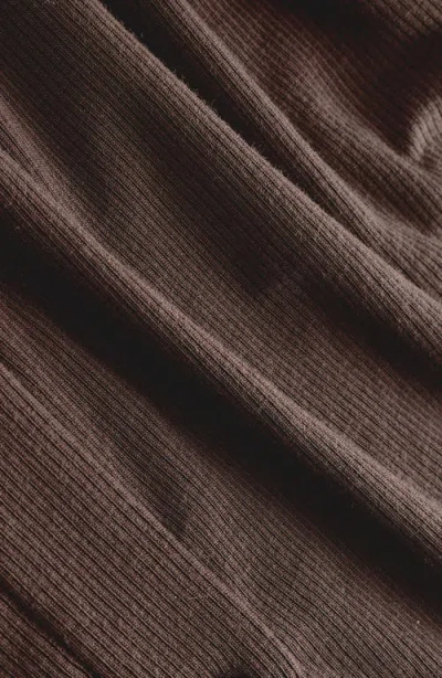 Next Rib Button-up Cardigan In Brown