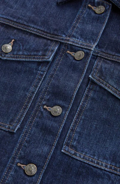 Next Two Tone Denim Jacket In Blue