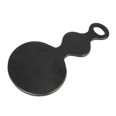 Storied Home Avant-garde Mango Wood Cheese And Cutting Board In Black