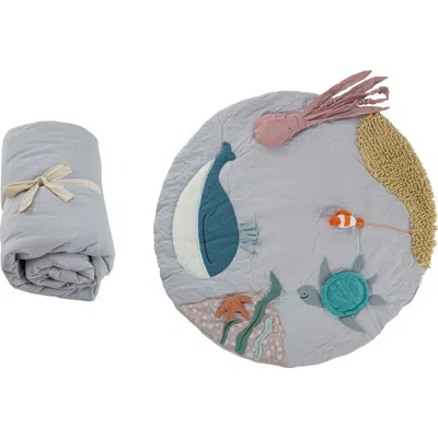 Storied Home Polyester Roll-up Playmat With Sea Creatures In Multi