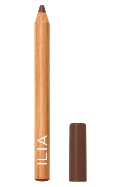 Ilia Lip Sketch Hydrating Crayon In Brown