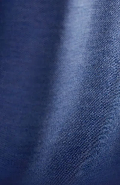 Bugatchi Knit Trucker Jacket In Blue