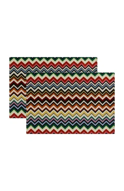 Missoni Home Pair Of Belfast Placemats 38x52 Cm In Multi