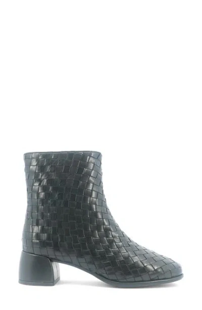 Gentle Souls Elodie Woven Bootie In Black