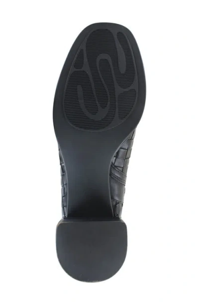 Gentle Souls Elodie Woven Bootie In Black