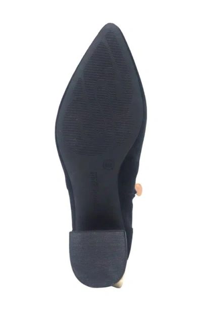 Gentle Souls Women's Gallway Pointy Toe Stretch Tall Boots In Black