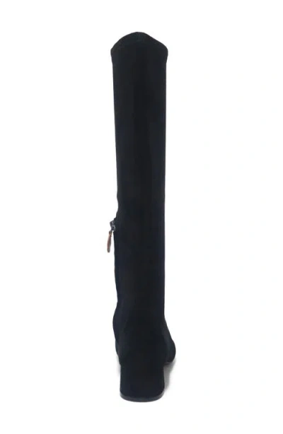 Gentle Souls Women's Gallway Pointy Toe Stretch Tall Boots In Black