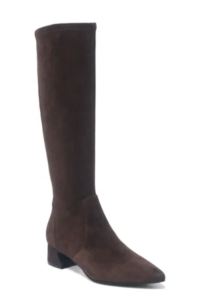 Gentle Souls Women's Gallway Pointy Toe Stretch Tall Boots In Brown