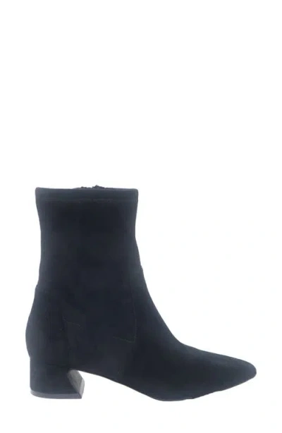 Gentle Souls Women's Gallway Pointy Toe Suede Booties In Black