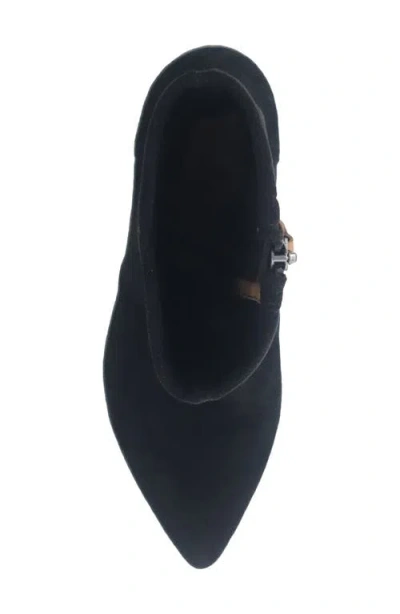 Gentle Souls Women's Gallway Pointy Toe Suede Booties In Black