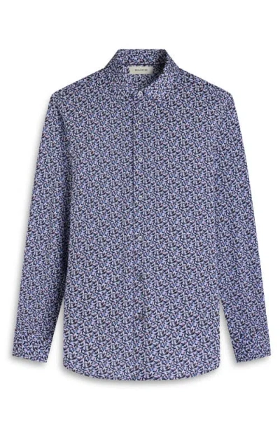 Bugatchi James Ooohcotton® Geo Print Button-up Shirt In Multi