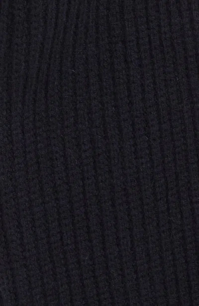 Vince Brushed Merino Wool Scarf In Black