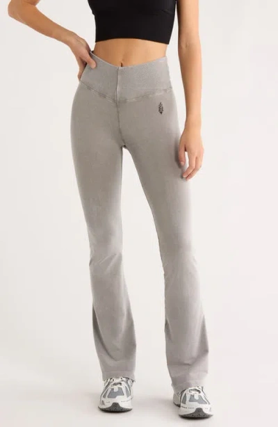 Free People Fp Movement Go To Smooth Flare Leggings In Gray