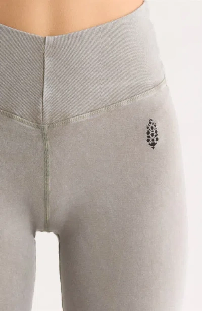 Free People Fp Movement Go To Smooth Flare Leggings In Gray