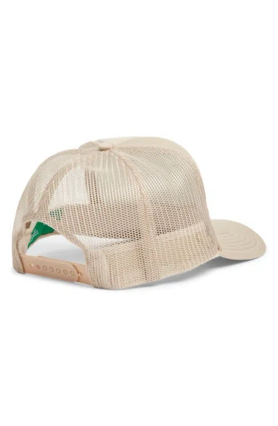 Friday Feelin ' Grateful Tan Patch Trucker Hat In Brown