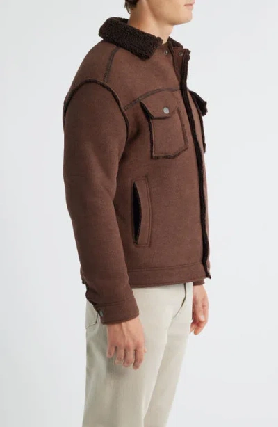 Ugg (r) Janson Fluff Jacket Ii In Brown