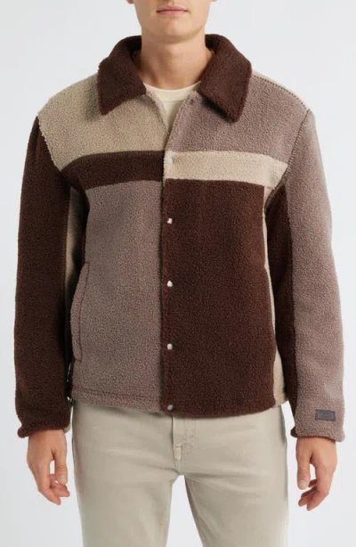 Ugg (r) Lachlan Fluff Shirt Jacket In Brown