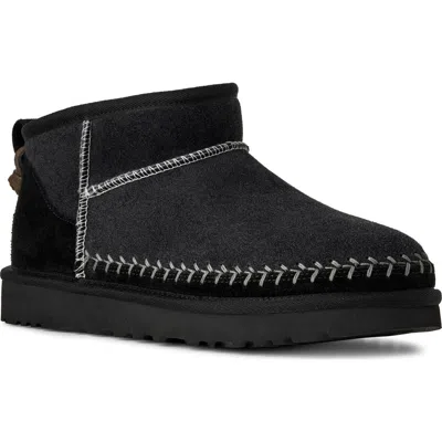 Ugg(r) Classic Ultra Mini Biarritz Genuine Shearling Lined Bootie In Multi