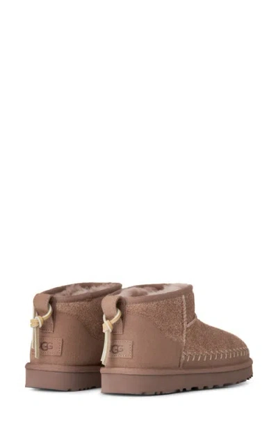 Ugg(r) Classic Ultra Mini Biarritz Genuine Shearling Lined Bootie In Multi