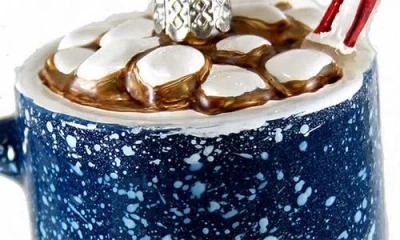 Cody Foster & Co. Cody Foster Campfire Cocoa Mug Ornament In Multi