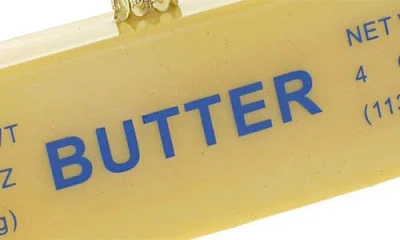 Cody Foster & Co. Cody Foster Stick Of Butter Ornament In Yellow