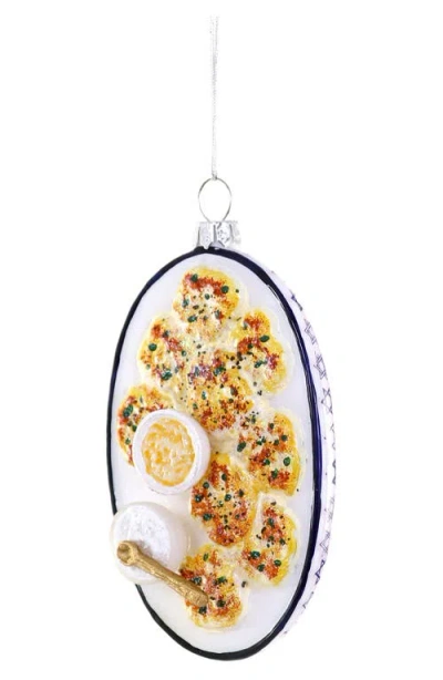 Cody Foster & Co. Latkes Glass Ornament In Multi