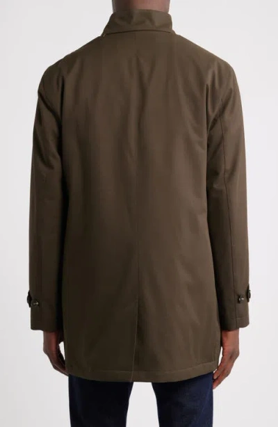 Hart Schaffner Marx Colfax Waterproof Raincoat In Brown