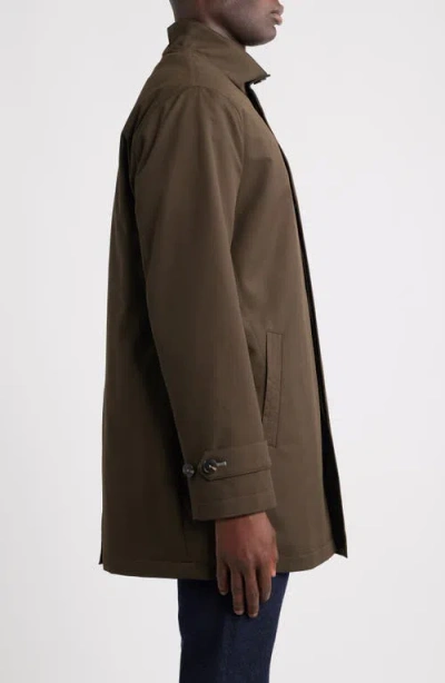 Hart Schaffner Marx Colfax Waterproof Raincoat In Brown