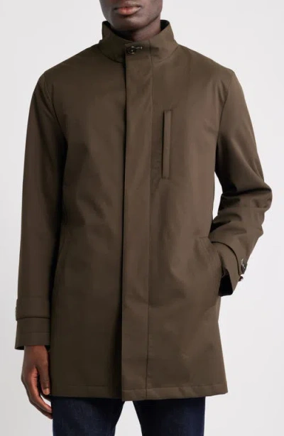 Hart Schaffner Marx Colfax Waterproof Raincoat In Brown
