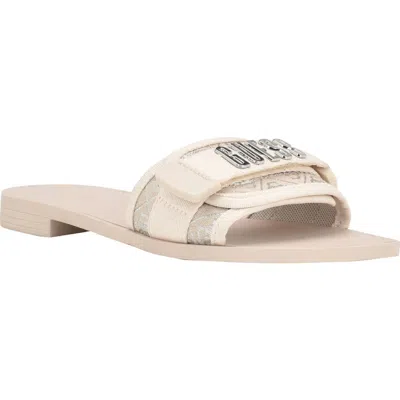 Guess Women's Elyze Quattro G Slip-on Slide Flat Sandals In Animal Print