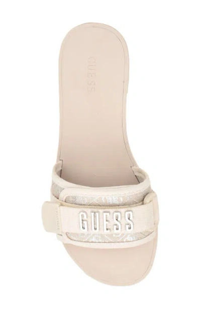 Guess Women's Elyze Quattro G Slip-on Slide Flat Sandals In Animal Print