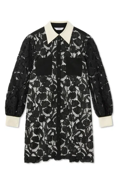 Lk Bennett Yvette Lace Shirtdress In Multi