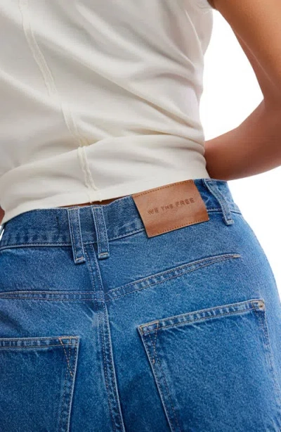 Free People We The Free Tennessee Low Rise Boyfriend Jeans In Outlaw In Blue