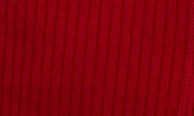 Free People Most Wanted Short Sleeve Cotton Blend Cardigan In Red