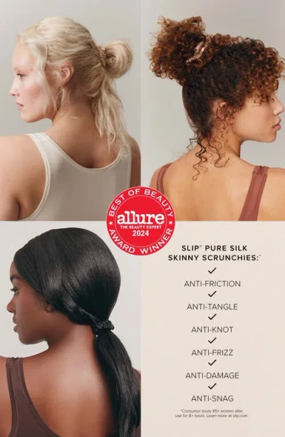 Slip Pure Silk Skinny Scrunchie Ornament (limited Edition) In Multi