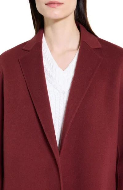 Theory Clairene Wool & Cashmere Jacket In Burgundy