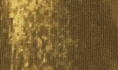 Allsaints Opal Sequin T-shirt Minidress In Green